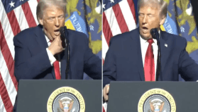 Trump Biden'ın taklidini yaptı, görüntü büyük tartışma yarattı