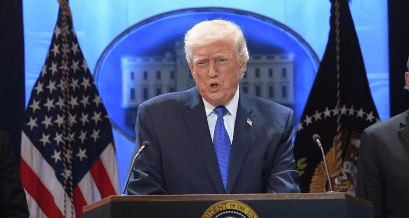 Trump: Küresel olarak yüzde 10'luk gümrük vergisi kararı imzalayacağım