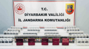 Diyarbakır’da çok sayıda kaçak ürün ele geçirildi