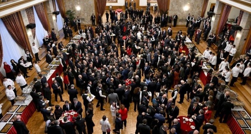 Cumhurbaşkanı Erdoğan, TBMM'deki 23 Nisan resepsiyonuna katıldı