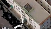 Brezilya'da küçük uçak apartmana çarptı