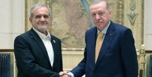 Cumhurbaşkanı Erdoğan, İran Cumhurbaşkanı Pezeşkiyan ile görüştü