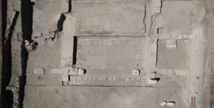 Pompeiopolis’te 105 metrekarelik mozaik ortaya çıkarıldı