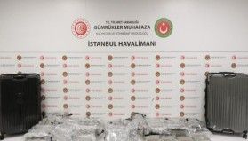 İstanbul Havalimanı'nda 34 kilogram uyuşturucu ele geçirildi