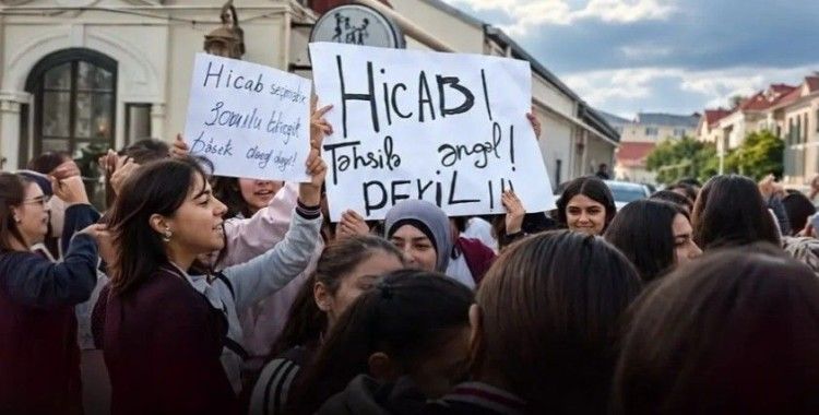 Azerbaycan'da başörtüsü protestoları: 37 kişi gözaltında