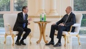 İsrail Cumhurbaşkanı Herzog, Bakü'de Aliyev ile görüştü